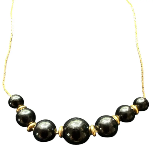 Jewelry set Napier beads necklace