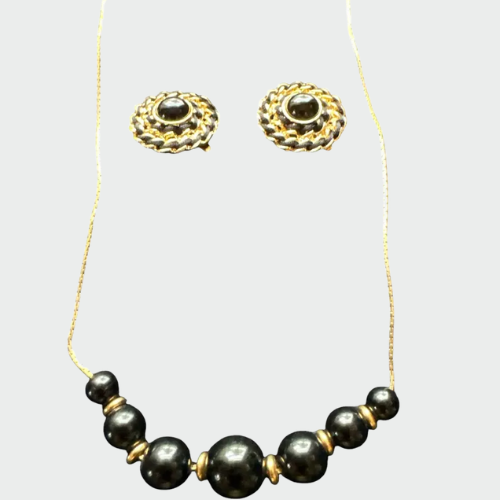 Jewelry set Napier beads necklace